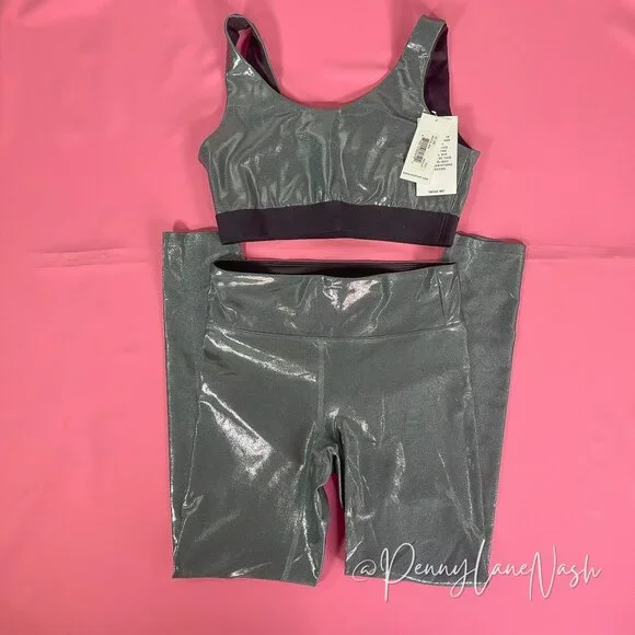 NWT Heroine Sport Marvel Sports Bra & Legging Set Platinum - Picture 5 of 8